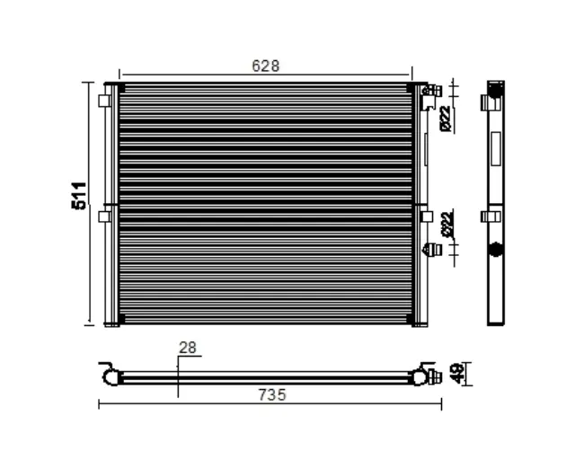 CR2307000P - Cooling Systems: Radiator for Behr Image