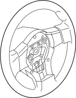 48430CG210 - Steering: Steering Wheel for Infiniti Image
