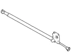8A8Z74431A78B - Body: Operating Rod for Ford: Flex Image