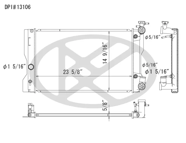 A13106 - : Koyorad Radiator for Koyo Image