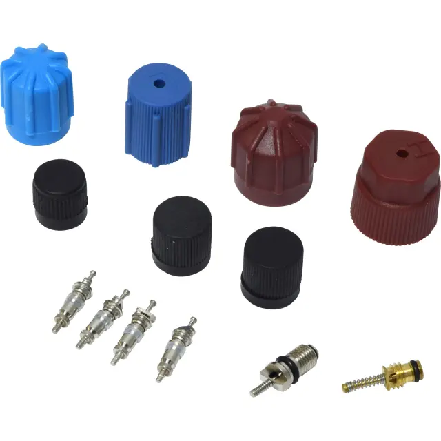 VC2903C - Air Conditioning &amp; Heat: A/C System Valve Core and Cap Kit -- Valve and Cap Kit for UAC Image