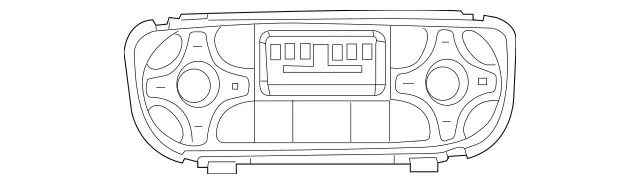 209830028528 - Heating and Ventilation: Control System for Mercedes-Benz Image