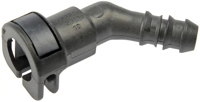 800124 - : Fuel Line Retaining Clip  3/8 In. Steel To 3/8 In. Nylon With 45 Degree Bend for Dorman Image