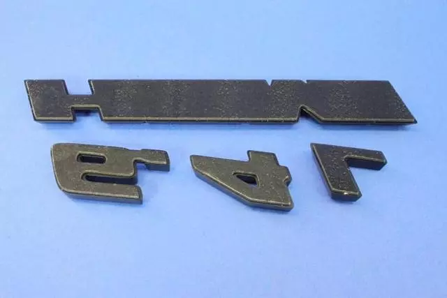 Front Fender Nameplate - Mopar (68253201AA)