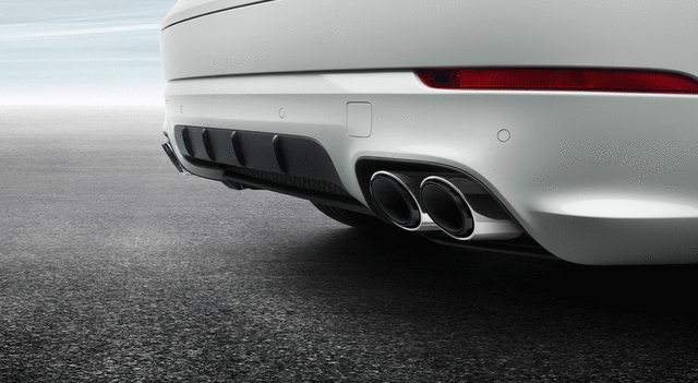 9Y0044224 - Exterior: Sports Exhaust System - Silver for Porsche: Cayenne Image