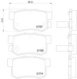 355016451 - : Disc Brake Pad Set for Hella Pagid Image