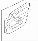 809013ES0E - : Door Trim Panel for INFINITI: FX35, FX50 Image