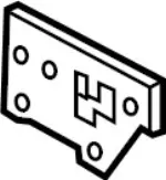 766E14GA0A - Body: Gusset for INFINITI: Q50 Image