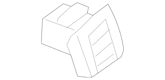 25183001547376 - Body: Vent Grille for Mercedes-Benz Image