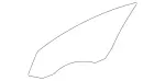 2197250710 - Front Doors: Glass Pane for Mercedes-Benz Image