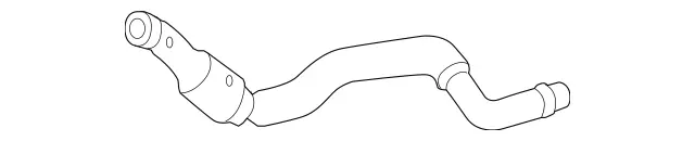 2304903519 - Exhaust System: Exhaust Pipe for Mercedes-Benz: SL600 Image