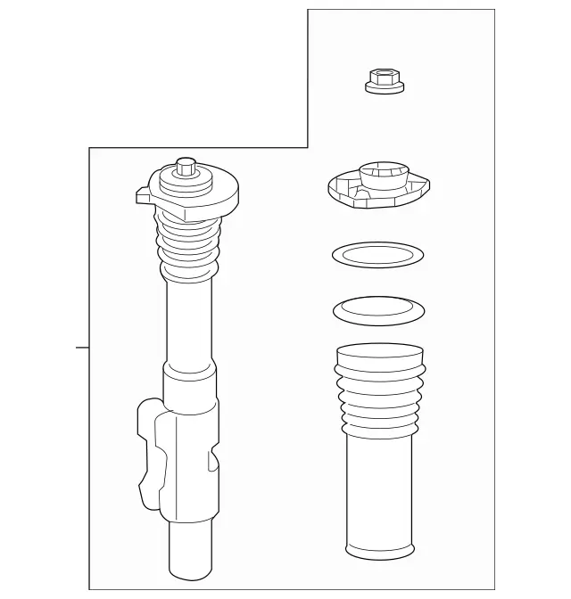907320110264 - : Shock-Absorber Strut for Mercedes-Benz: Sprinter 2500 Image