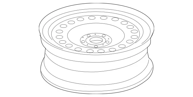 2094000002 - Wheels: Disk Wheel for Mercedes-Benz: C230, C240, C280, C32 AMG, C320, C350, CLK320, CLK350, CLK500, CLK55 AMG, CLK550 Image image