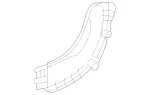 16792030107P82 - Body: Outer Cover for Mercedes-Benz Image