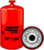 BF1286 - : Fuel/Water Separator Spin-on with Drain for Baldwin Image