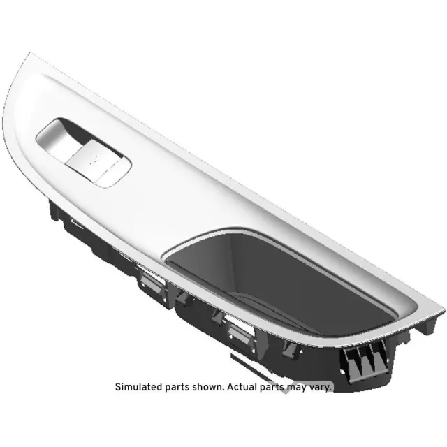 92270332 - : Jade Black Rear Passenger Side Door Switch Bezel for Chevrolet: SS Image