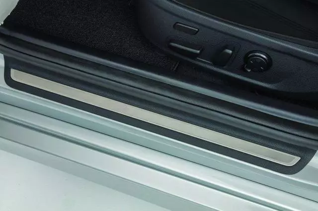 J5F45AK000WK - Exterior: Alloy Door Sill Plates - Black for Kia: Stinger Image