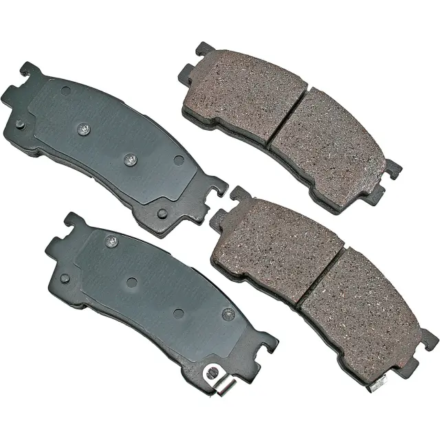 ACT637 - Brake: Akebono ProACT Ultra Premium Ceramic Disc Brake Pad Kit for AKEBONO Image