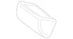21392074008S77 - Body: Lower Cover for Mercedes-Benz Image