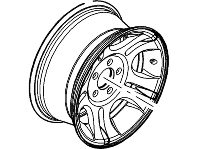 AL5Z1007B - Suspension: Wheel, Alloy for Ford Image