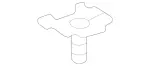 2028800793 - Attachment Parts: Clamp for Mercedes-Benz: C220, C230 Image