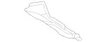 1636100125 - Body: Reinforcement for Mercedes-Benz Image
