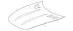 1908800057 - Attachment Parts: Hood for Mercedes-Benz Image