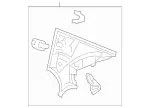 20569027261C67 - Body: Upper Quarter Trim for Mercedes-Benz Image