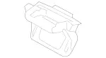 20591100009051 - Body: Rear Bracket for Mercedes-Benz Image
