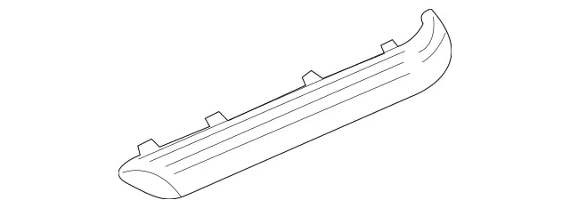2038855121 - Attachment Parts: Rail for Mercedes-Benz: 180C, C230, C320 Image image