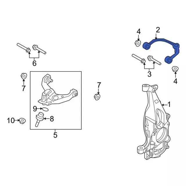 ML3Z3085E - Suspension: Upper Control Arm for Ford: F-150 Image