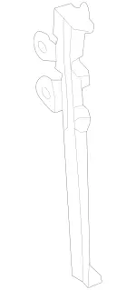 1666264031 - Front-End Assembly, Front Panel: Console for Mercedes-Benz Image