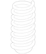 1663211604 - Springs, Suspension and Hydraulic Components: Helical Spring for Mercedes-Benz Image