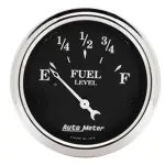 1717 - : GAUGE, FUEL LEVEL, 2 1/16", 240OE TO 33OF, ELEC, OLD TYME BLACK for AutoMeter Image