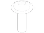 69902512 - Attachment Parts: Pan Head Screw for Mercedes-Benz Image