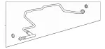 1675003101 - : Transmission Oil Cooler Line for Mercedes-Benz Image