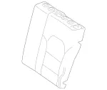 1769201101 - : Padding, Rear Seat Backrest for Mercedes-Benz Image