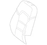 246910510264 - : Padding, Front Seat Backr for Mercedes-Benz: B Electric Drive, B250e, CLA250, GLA250 Image