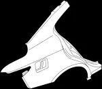 G81014GAMA - Body: Quarter Panel for Infiniti Image