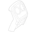 29068006019051 - Body: Rear Cover for Mercedes-Benz Image