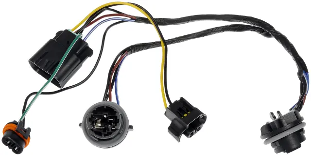 645745 - Electrical, Lighting and Body: Wiring Harness Assembly With Two Lamp Sockets And Three Connectors for Dorman Image