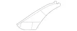 2176904079 - Body: Rear Trim Panel for Mercedes-Benz Image