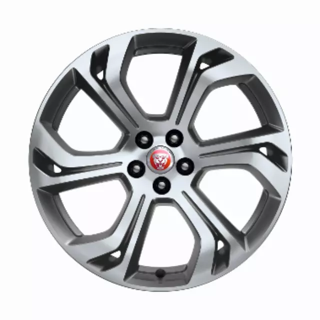 J9C5343 - : Alloy Wheel, 20 Inch 6 Split-Spoke for Jaguar: E-Pace Image