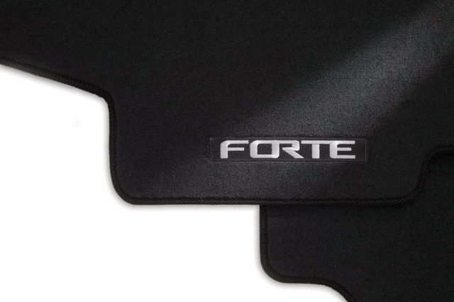 2010-2018 Kia Forte Koup Front & Rear Carpet Floor Mats Black Set of 4 - Kia (B0F14-AS000)