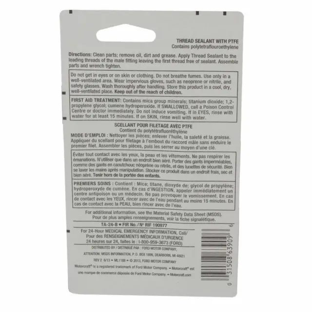 TA24B - : Thread Sealant With PTFE for Ford Image