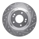 63103033R - : DFC Brake Rotor - Drilled and Slotted - Silver for DYNAMIC FRICTION Image