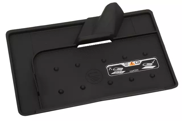 Jet Black Front Floor Console Front Compartment Liner - GM (84186653)