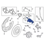 LJ9Z2B121F - Brakes: Caliper for Ford: Mustang Mach-E Image