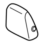 FJ5Z78611A09BB - Body: Headrest, Outer for Ford Image