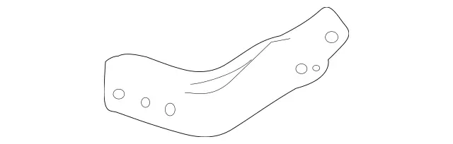 2046200185 - Front-End Assembly, Front Panel: Strut for Mercedes-Benz: C250, C300, C350, C63 AMG, GLK250, GLK350 Image image